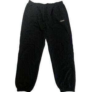Golf Wang Multi 3D Embroidered Logo Sweatpants XXL Black Tyler The Creater